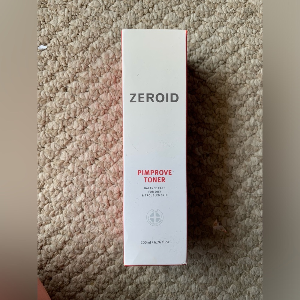 ZEROID Pimprove Toner Korean Dermocosmetic Balanced Care Oily & Troubled Skin